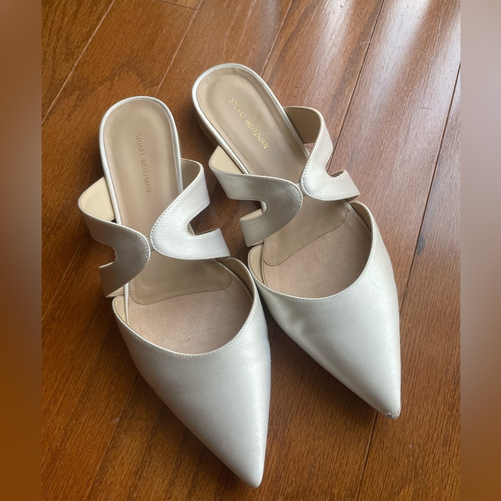Stuart Weitzman Ivory Flat 9